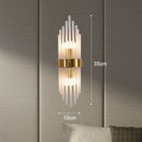 Axyaa Gold LED Wall Lamp: Luxury Indoor Lighting Sconce for Home Decor & Designer Spaces