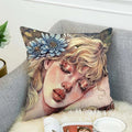 Axyaa Art Decor Pillow Cover 45x45 for Home & Car Decor