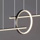 Axyaa Modern LED Chandelier for Dining & Living Room - Indoor Pendant Ceiling Lighting