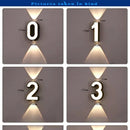 Axyaa Numeric Model Outdoor Wall Light - Modern Waterproof Night Lamp for Home, Garden & Courtyard