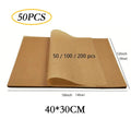 Axyaa Non-Stick Parchment Baking Sheet for Oven, Air Fryer, Grilling Mat, 50/100/200PC