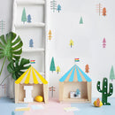 Axyaa Tree Bedroom Self-Adhesive Wallpaper Decals for Children Room