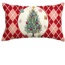 Axyaa Nutcracker Red Pillow Cover 30x50cm Winter Holiday Party Linen Cushion