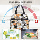 Axyaa Cute Cats Thermal Lunch Bag: Insulated Bento Tote for School & Office