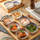 Axyaa Ceramic Bohemian Snack Bowl Set