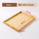 Axyaa Bamboo Cotton Tray: Portable Tea Set for Home, Hotel and Restaurant