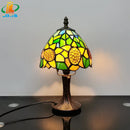 Axyaa Scandinavian Orchid Table Lamp | Small Glass Night Light for Bedroom and Cafe