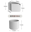Axyaa Divided Sealed Storage Box for Fruits, Candy, and Snacks
