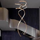 Axyaa Staircase Chandeliers Modern LED Pendant Light Lamps for Living Room