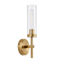 Axyaa Nordic Golden Glass Double Head Wall Lamp for Modern Living Spaces