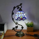 Axyaa Tiffany Table Lamp - Elegant Retro Stained Glass Desk Lamp for Home and Hotel