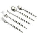 Axyaa 30-Piece Stainless Steel Cutlery Set for 6 - Matte Finish
