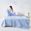 Axyaa Summer Cool Quilt Cold Silk Solid Color Single Double Air Conditioner Quilt