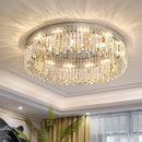 Axyaa Crystal LED Ceiling Light: Modern, Bright, and Elegant Home Decor