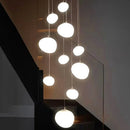 Axyaa Nordic Pendant Chandelier for Dining Room, Living Room, and Stair Lighting