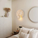 Axyaa LED Pull Chain Wall Light Yellow Travertine Stair Lamp