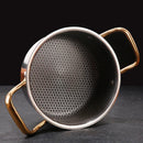 Axya Double Bottom Stainless Steel Soup Pot, Non-Stick Korean Hotpot