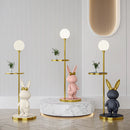 Axyaa Round Table Floor Lamp: Modern Nordic Style for Children's Room