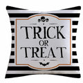 Axyaa Spooky Pumpkin Bat Pillowcase for Home Sofa Cushion Decor