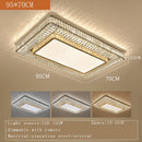 Axyaa Crystal Gold Ceiling Lamp Dimmable Remote Control Luxury Lighting