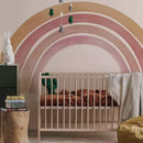 Axyaa Rainbow Watercolor Wall Stickers | Large Kids Room Decor