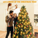 Axyaa Christmas Tree USB String Lights: Indoor/Outdoor Xmas Decor, Waterproof & Green Ring