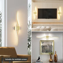 Axyaa Luxury Minimalist Wireless Wall Light, Rechargeable Sconce for Living Room & Bedroom
