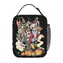Insulated Nightmare Before Christmas Lunch Bag by Axyaa - Portable Thermal Cooler