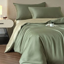 Axyaa Luxury Silk Bedding Set & Duvet Cover - Queen/Double/Single