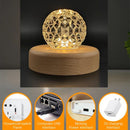 Axyaa Sunset Water Ripple Crystal Lamp for Bedroom Decoration & Gift