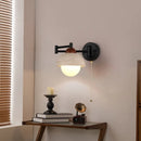 Axyaa Vintage LED Wall Lamps Swing Arm Pull Chain Switch Living Room Lights