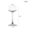 Axyaa Crystal Cocktail Glass Set of 140ml - Professional Japanese Style Glassware
