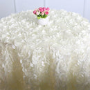 Axyaa Petal Rose Tablecloth: Modern 3D Design for Wedding and Hotel Tables