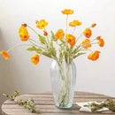 Axyaa Vintage Glass Vase for Living Room Flower Arrangement