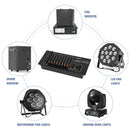Axyaa Mini Console Black DMX Light Controller for Stage Disco Party Concert