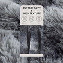 Axyaa Cozy Faux Fur Sherpa Throw Blanket for Couch Bed Warm Soft Plush Minky