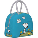 Axyaa Cartoon Dog Lunch Bag: Large Capacity Insulated Thermal Cooler Box
