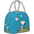 Axyaa Cartoon Dog Insulated Lunch Bag - Large Capacity, Thermal Cooler for School