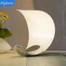 Axyaa Nordic Curl Moon LED Table Lamp for Bedroom Study Decor