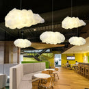 Axyaa Cotton Cloud Chandelier for Creative Window Decoration in Kids Room, Milk Tea Shop