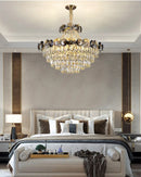 Axyaa Modern Luxury Crystal Chandeliers for Living Room and Staircase
