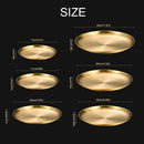 Axyaa Stainless Steel Round bone Spitting Dish Fruit Meat Tableware