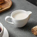 Axyaa Ceramic Tableware Set: Gravy Boat, Sauce Pot, Milk Jug, Milk Can, White Cup, Porcelain Seasoning Tools