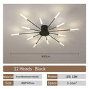 Axyaa Fan-shaped LED Ceiling Lamp Indoor Lighting Modern Nordic Creative Fixture
