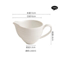 Axyaa Ceramic Tableware Set: Gravy Boat, Sauce Pot, Milk Jug, Milk Can, White Cup, Porcelain Seasoning Tools