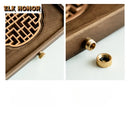 Axyaa Walnut Wood Tea Tray for Serving Chinese Tea Set