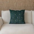 Axyaa Rabbit Fur Christmas Pillow Cover: Quilted & Embroidered Decorative Cushion