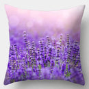 Axyaa Spring Flowers Landscape Cushion Cover 45x45cm - Decorative Pillow Case for Sofa and Bed