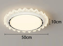Axyaa Bedroom and Living Room Hidden Fan Light Ceiling Lamp - Modern Control Lighting