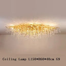 Axyaa Luxury Crystal Chandelier: Modern Tree Branch Design for Bedroom and Living Room Lighting